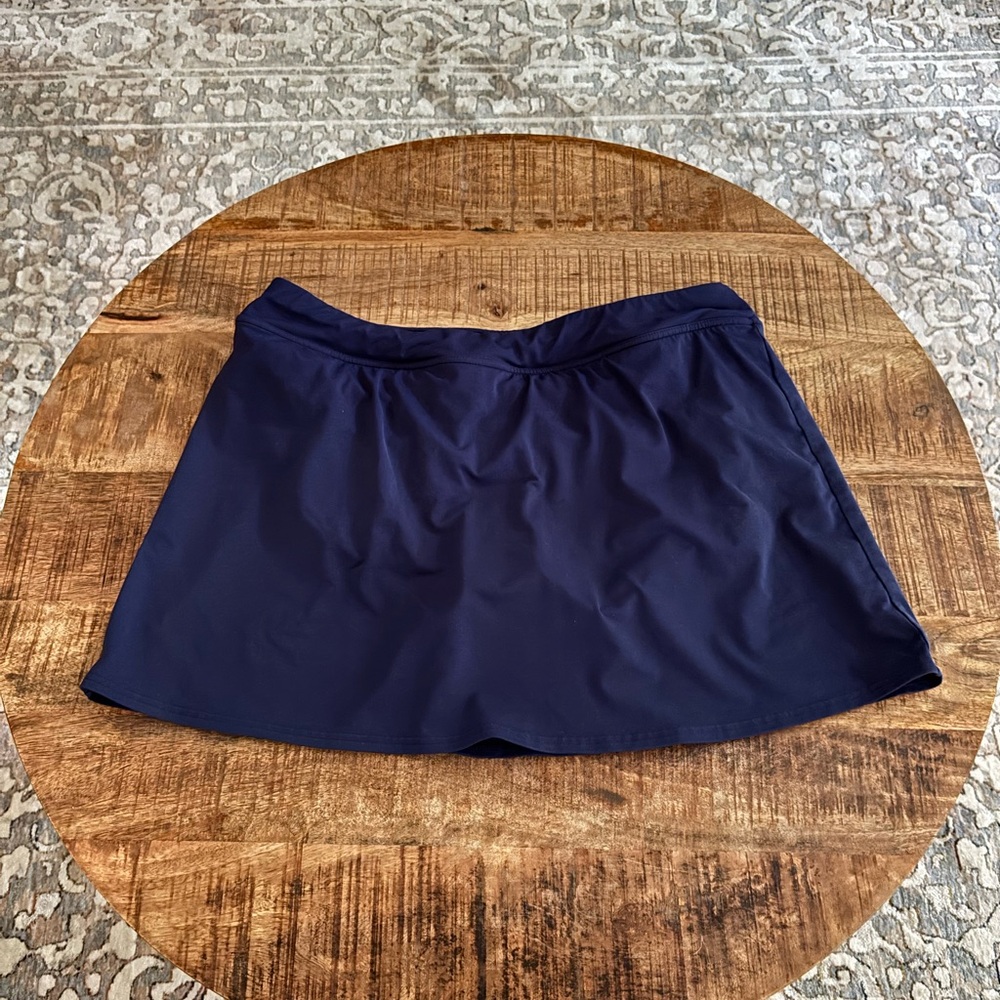 Lands' End Dark Blue Swim Skort